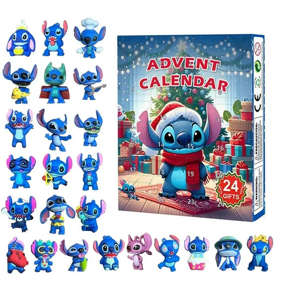Stitch Halloween Christmas Advent Calendar 2025 Upgraded, 24 Day Halloween Countdown Calendar wit... | Walmart (US)