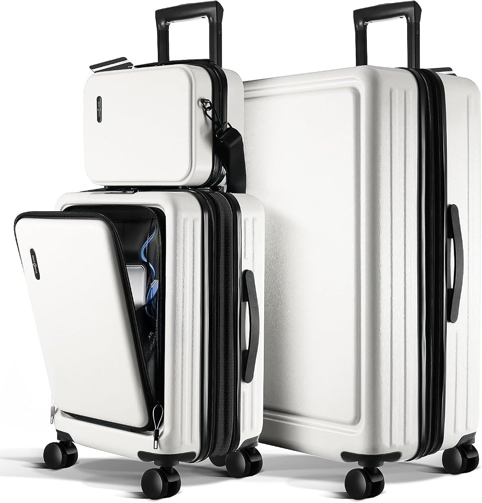 TRAVELARIM Luggage Sets 3 Piece, 20 Inch Carry on Luggage and 28 Inch Suitcases with Wheels Spinn... | Amazon (US)