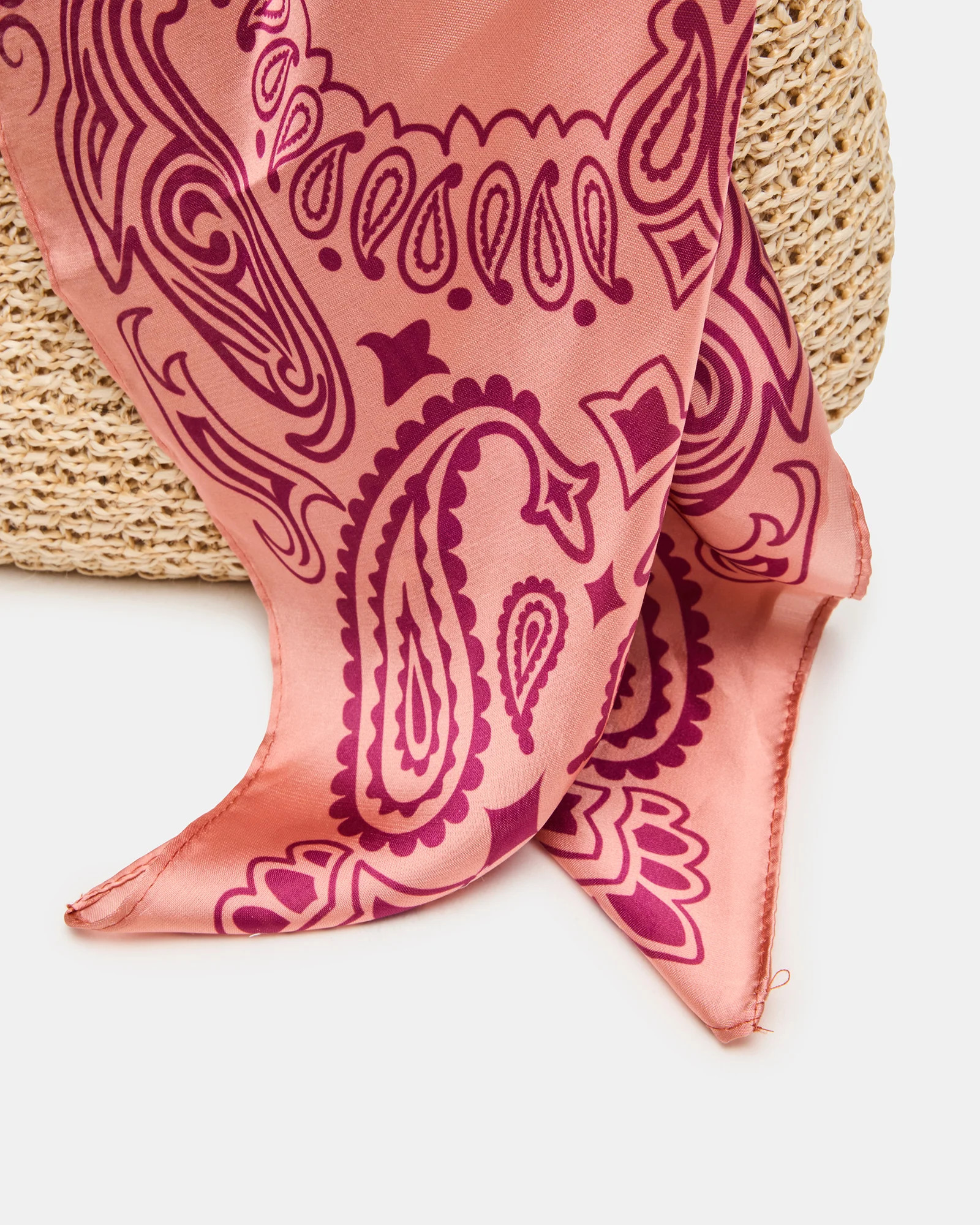 DAENA Bag Natural Crescent Shaped Straw Shoulder Bag | Steve Madden (US)