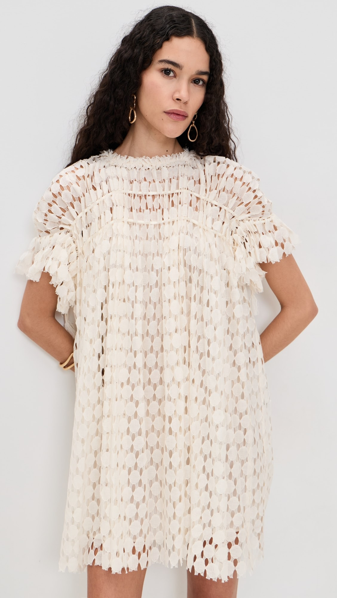 Layla Silk-Lined Lace Mini Dress | Shopbop