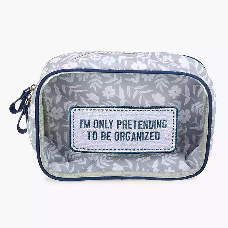Pretending to Be Organized Cosmetic Bag | Kirklands