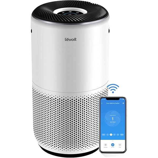 LEVOIT Air Purifiers for Home, Smart WiFi Alexa Control, H13 True HEPA Filter for Allergies, Pets, S | Amazon (US)
