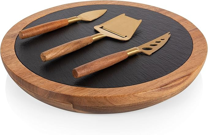 PICNIC TIME TOSCANA -Insignia Slate Serving Board with Cheese Tools, Charcuterie and Wood Cutting... | Amazon (US)