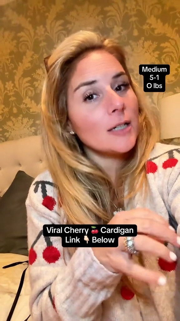Oh my God, I’m so obsessed with this little cherry cardigan 🍒
It is just adorable, super cozy, and not itchy at all 🙌
I’ve been living in it and getting SO many compliments 💬
If you don’t have one — run and get one! 🏃‍♀️
I just love when cheap sh*t looks expensive ✨

#cherrycardigan #cherrycore #cardiganseason #fallfashion #cozyvibes #ootd #amazonfinds #tiktokmademebuyit #fyp #fallstyle #viralfinds #trendingnow #affordablefashion #styleinspo #grwm #fashiontok #falloutfitinspo #amazonfashion #cozygirlera #budgetbabe #aestheticoutfits #comfystyle #trendingoutfit #momstyle #shopwithme

#LTKMidsize #LTKOver40 #LTKPetite