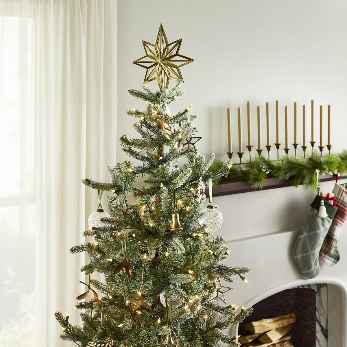 Antique Brass Star Christmas Tree Topper - Hearth & Hand™ with Magnolia | Target