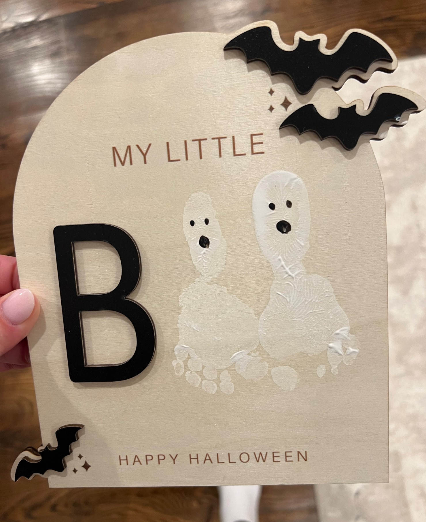 We tried! Cute little foot print craft for littles 👻

#LTKSeasonal #LTKBaby #LTKHalloween