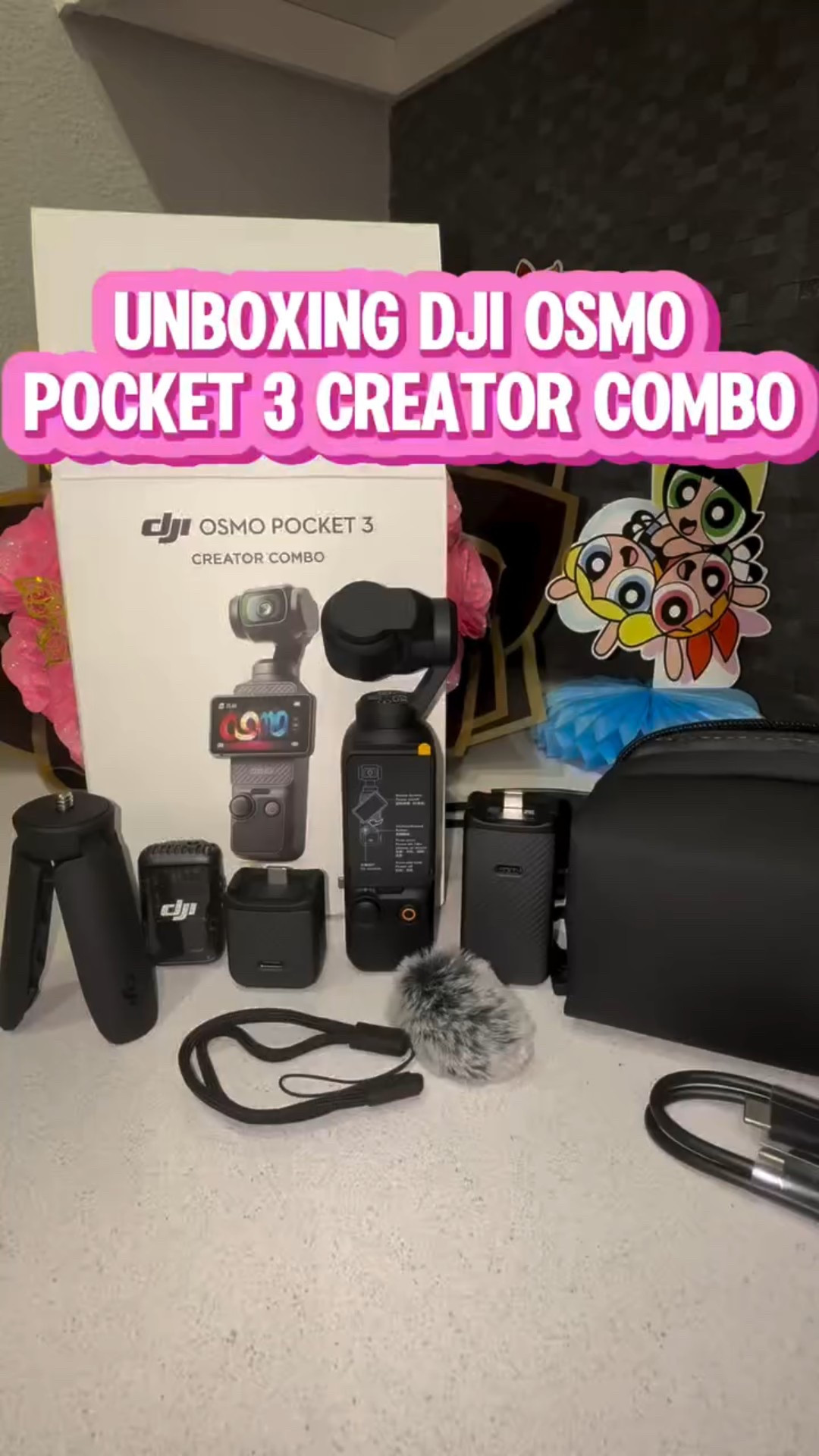 I went from vintage vibes (aka the first DJI Osmo Pocket) to full on creator mode with the DJI Osmo Pocket 3 combo. A birthday gift to myself and a serious content glow up! 🎬🥳 @dji #asmr #amazonfinds #birthdaygifttomyself #contentcreator #djiosmopocket3 #fyp #unboxing