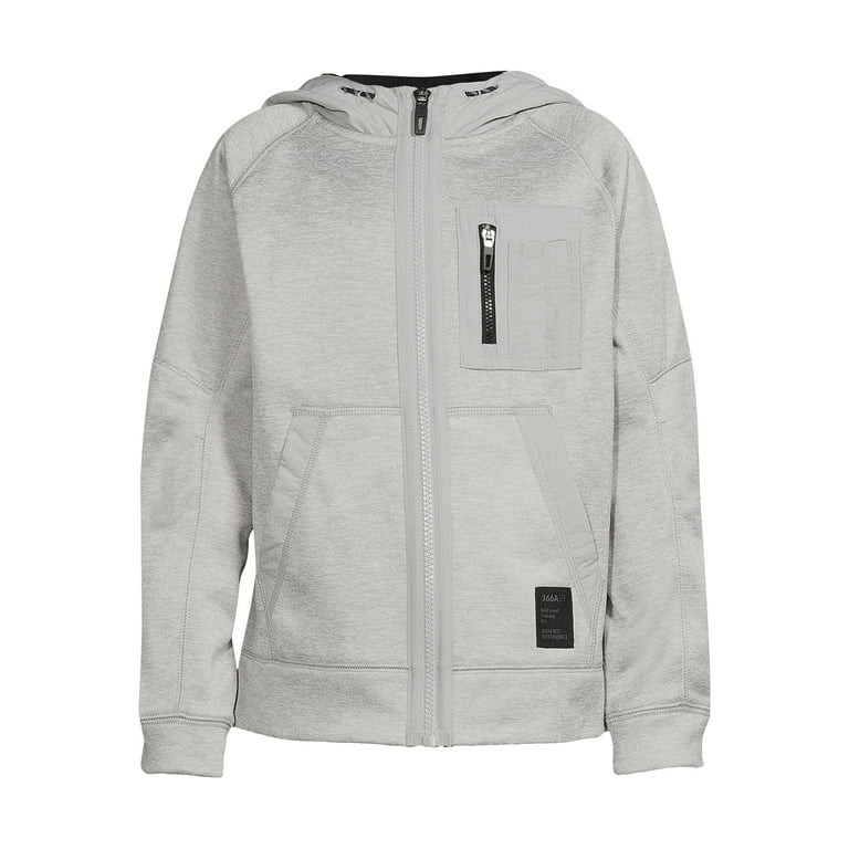 Athletic Works Boys Tech Fleece Zip Jacket, Sizes 4-18 & Husky | Walmart (US)
