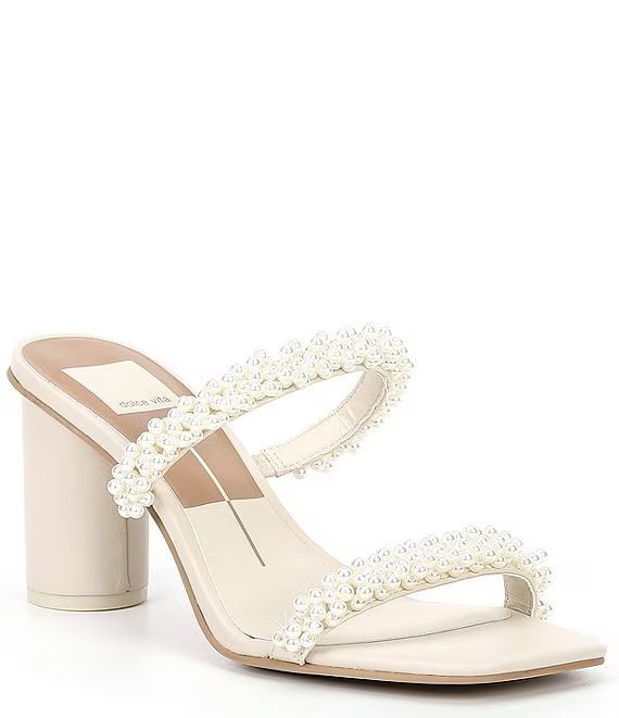 Noel Pearl Square Toe Dress Sandals | Dillard's