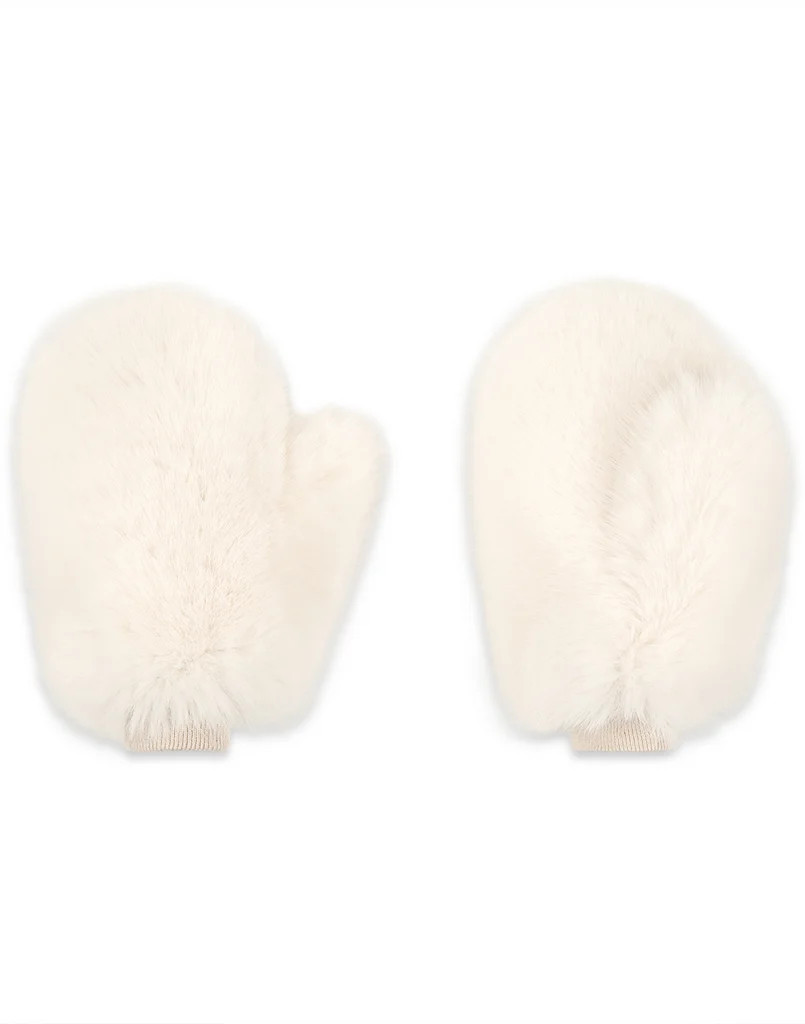 Faux Fur Oversized Mittens | Cynthia Rowley