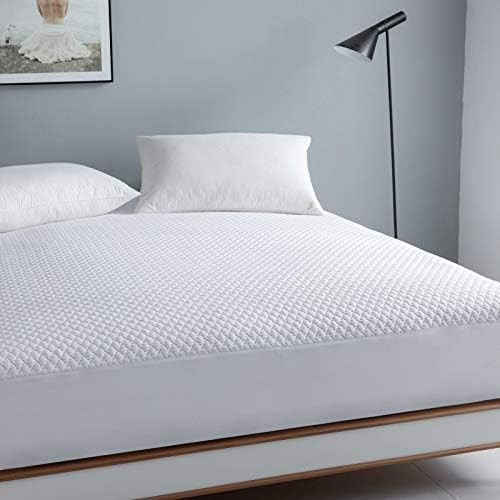 Reaks King Size Bed Waterproof Fitted Mattress Protector-Cooling Mattress Pad Cover with Deep Poc... | Amazon (US)
