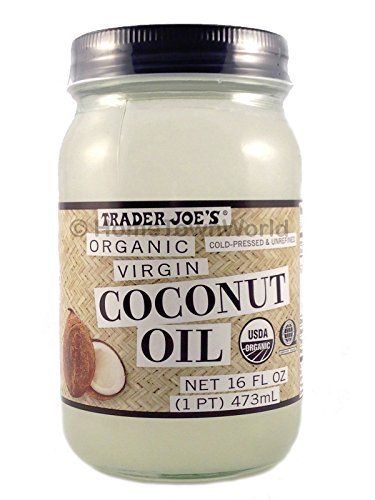 NEW Trader Joes(16 fl oz) Coconut Certified Organic Extra Virgin Coconut Oil by Trader Joes | Amazon (US)