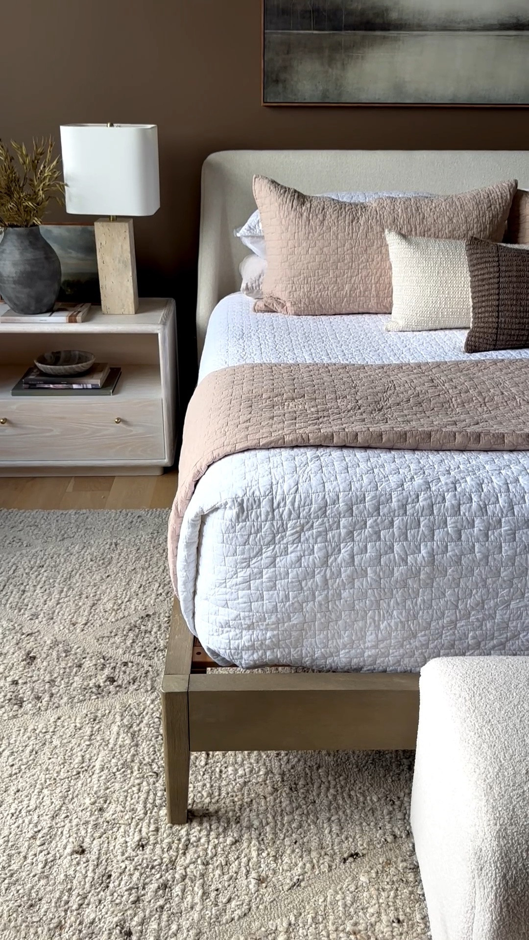 My bed is on sale! Oatmeal boucle is so soft and pretty.

#LTKHome #LTKSaleAlert