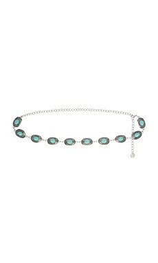 Lovers + Friends Lucia Belt in Blue Silver from Revolve.com | Revolve Clothing (Global)