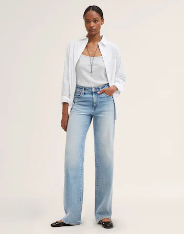 The Curvy Perfect Vintage Wide-Leg Jean | Madewell