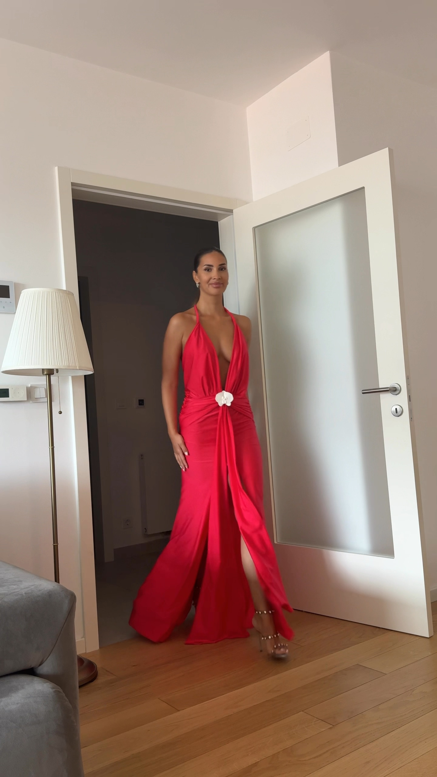 3 red occasionwear dresses, Olesia maxi dress in raspberry by Shani Shemer, cosmo maxi dress sparkly burgundy dress by Lovers and Friends, giulia gown in red by Lovers and Friends, Revolve dresses