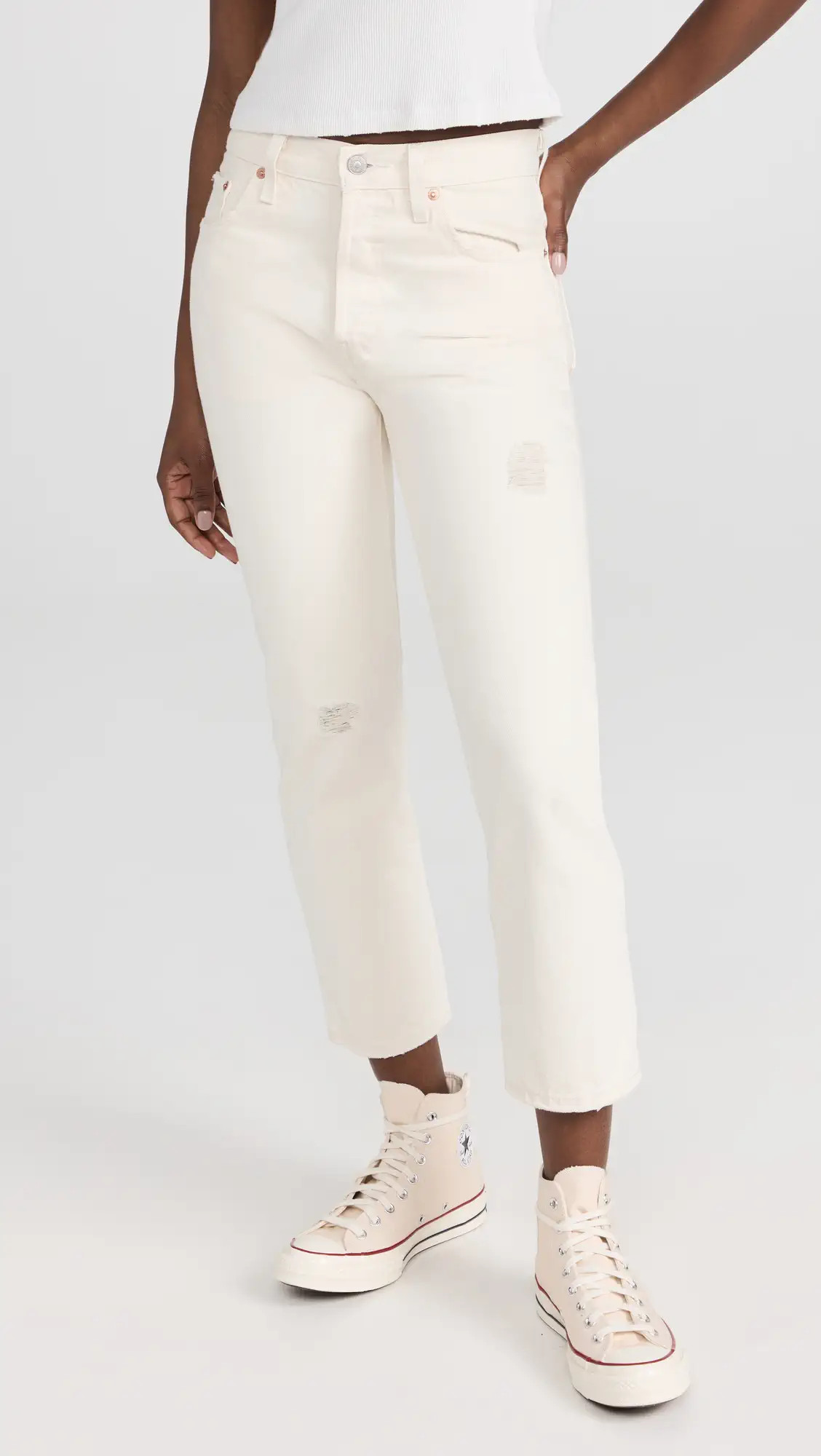 Levi's 501 Crop Jeans | Shopbop | Shopbop