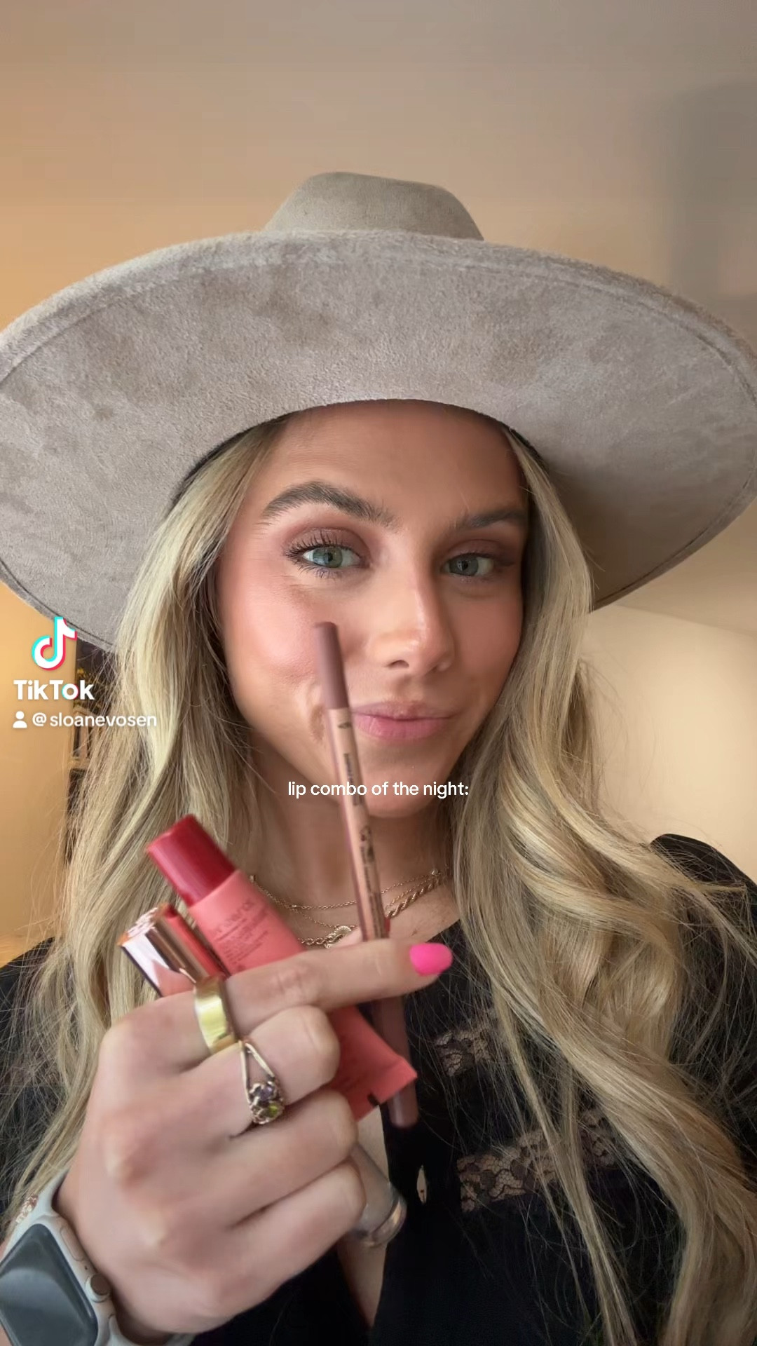 My lip combo for the night: the shades here are anywhere, caffeine, strawberry, sorbet, and honey diamond.￼

#LTKVideo #LTKFindsUnder50 #LTKBeauty