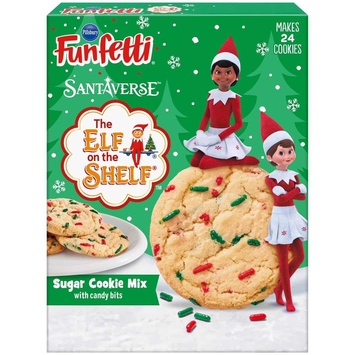 Pillsbury Elf On The Shelf Holiday Sugar Cookie - 15oz | Target