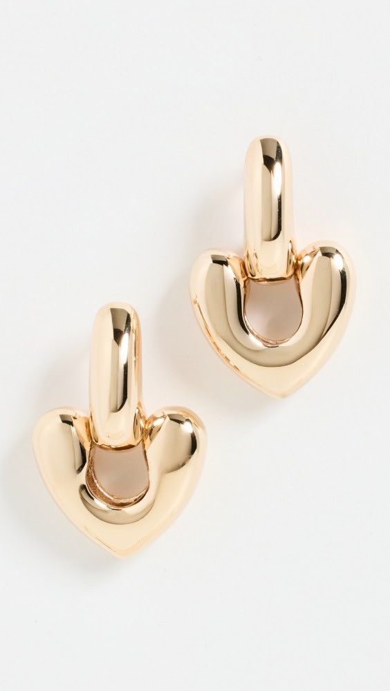 Annika Inez Small Heart Drop Earrings | Shopbop | Shopbop