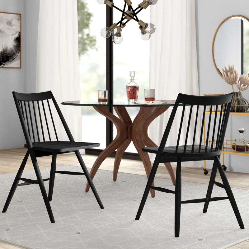 Keiper Solid Wood Slat Back Side Chair (Set of 2) | Wayfair North America