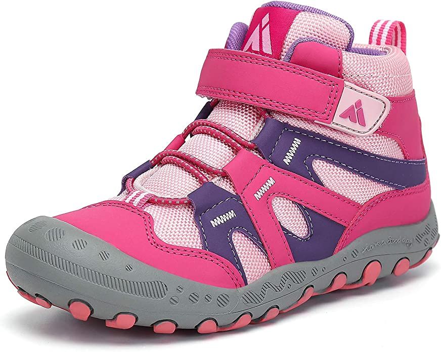 Mishansha Kids Water Resistant Hiking Boots, Boys Girls Anti Collision Anti-Skid Athletic Outdoor... | Amazon (US)