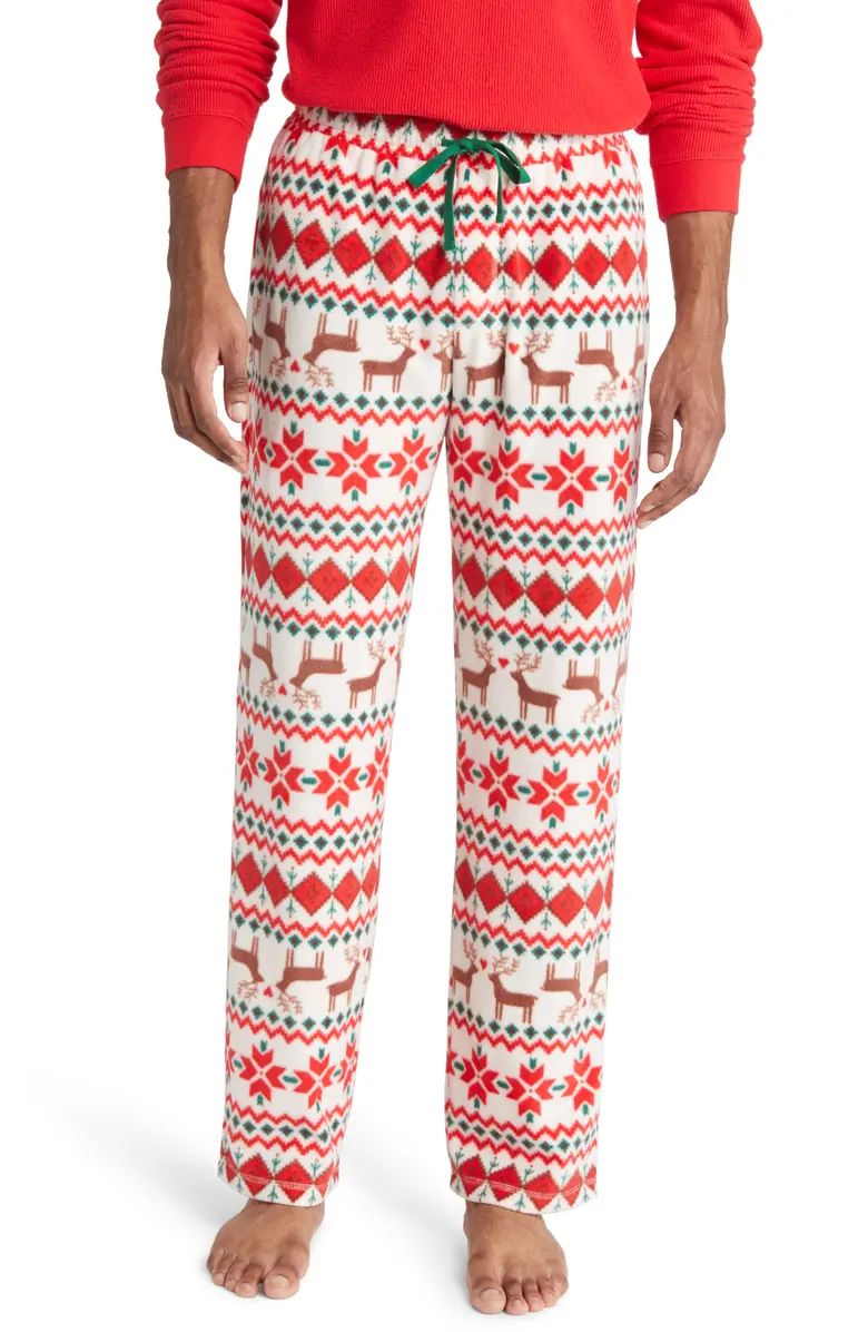 Matching Family Moments Microfleece Pajama Pants | Nordstrom