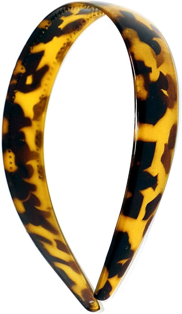 Parcelona French Simple Savana Flexible Celluloid Acetate Headband for Girls and Women | Amazon (US)