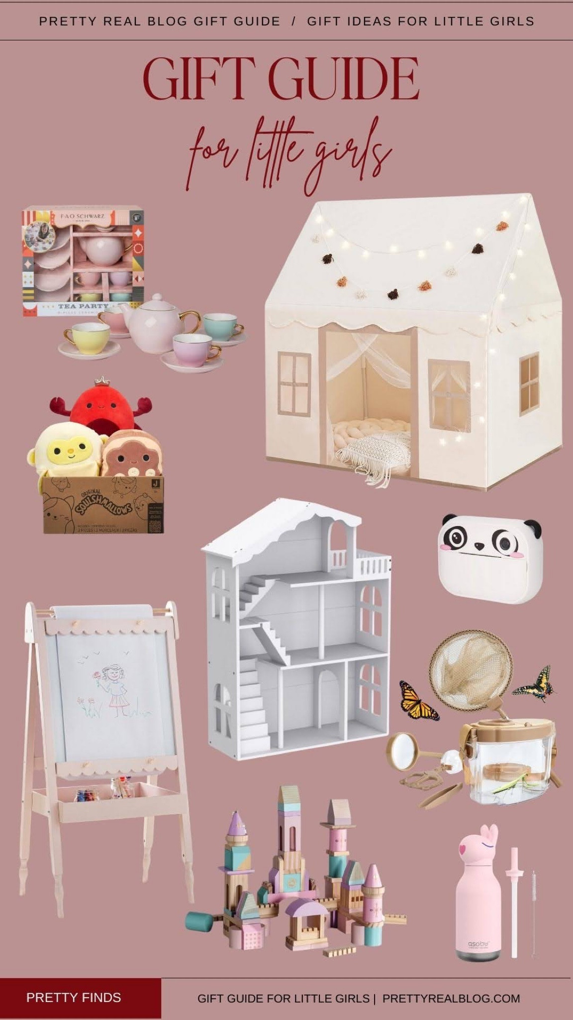 Fun and create pretend play gifts for little girls, gifts for littles, pretend playhouse, aesthetic gifts for kids 

#LTKGiftGuide #LTKKids #LTKHoliday