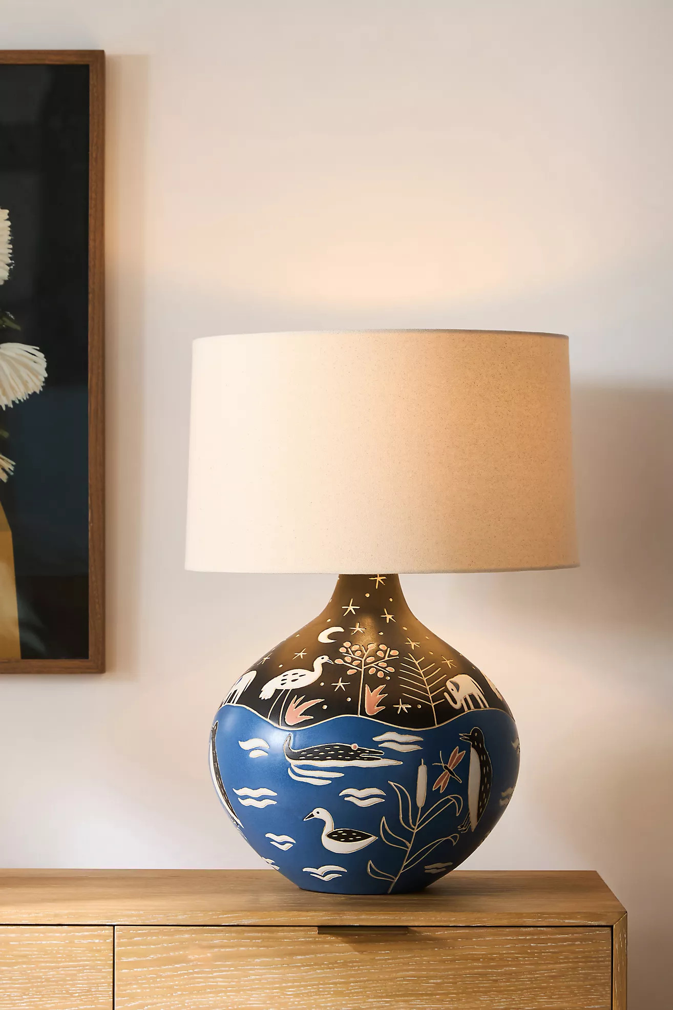 Night Lake Table Lamp | Anthropologie (US)