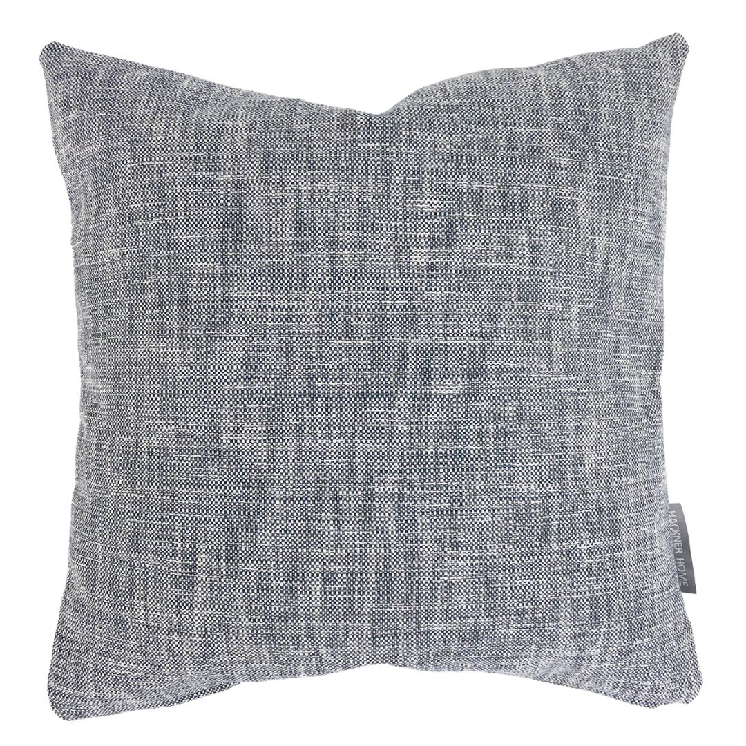 Distressed Woven | Blue Pillow Cover | Hackner Home (US)
