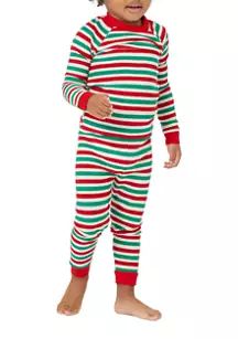 Toddler Striped Waffle Pajama Set | Belk