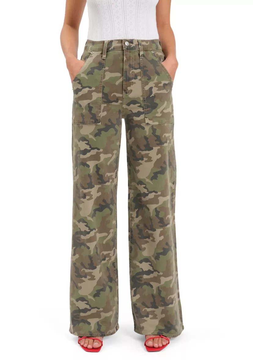 Women's Far Out Patchpocket High Rise Wide Leg Jeans | Belk
