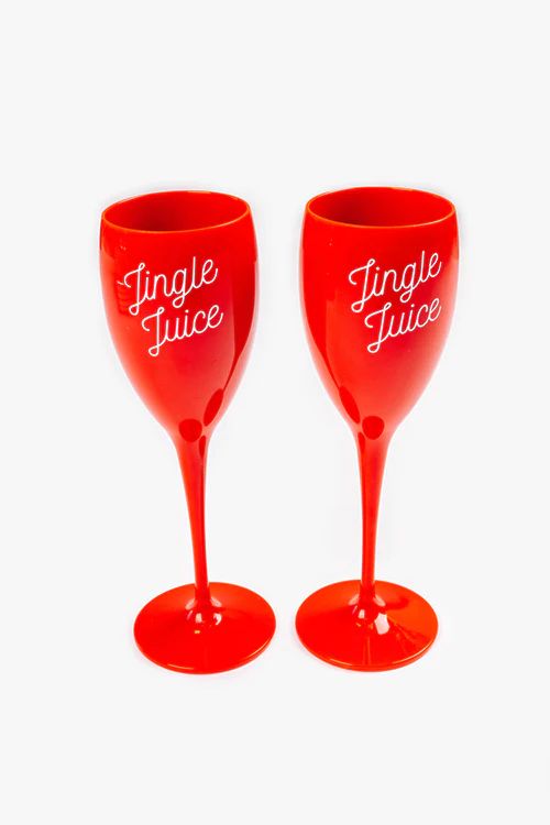 Jingle Juice Flutes - Red | The Impeccable Pig