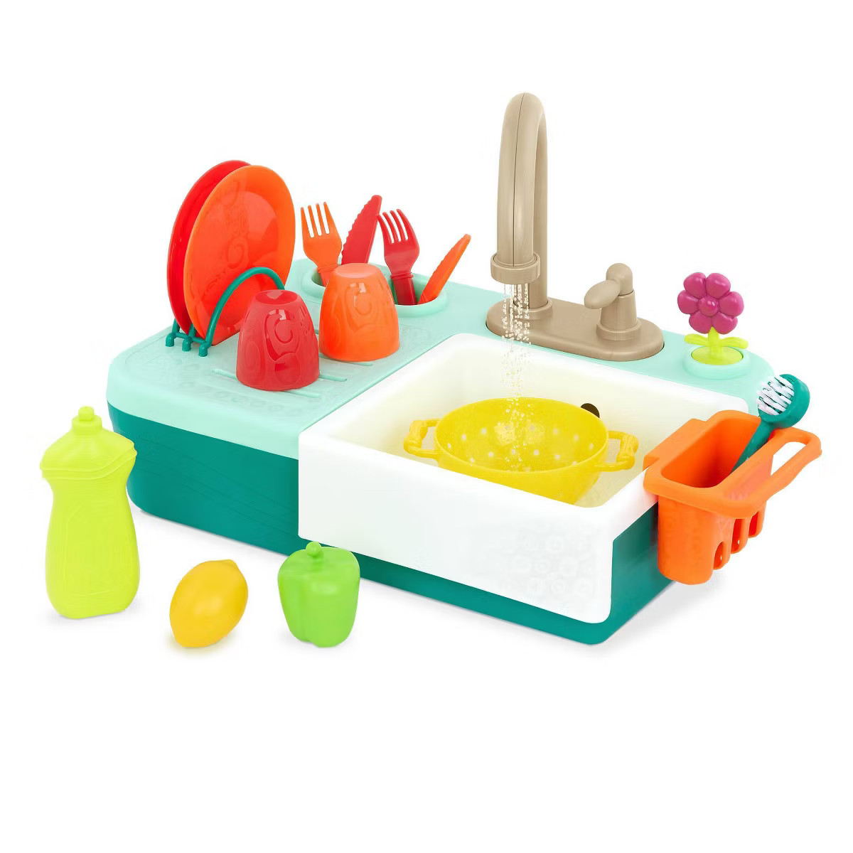 B. toys Running Water Play Sink - Splash-n-Scrub Sink - Kids Kitchen Playset | Target