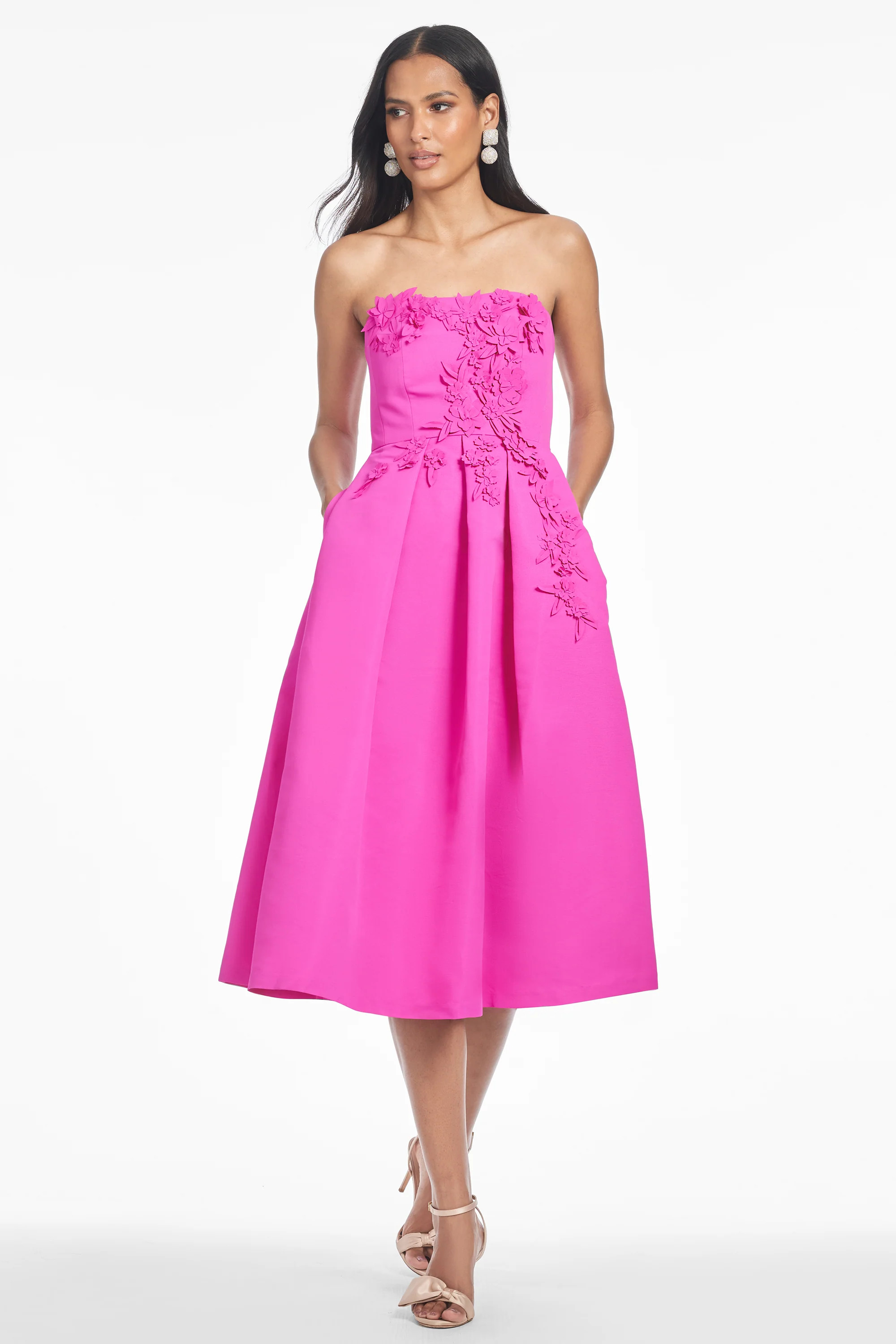 EVIE DRESS - CERISE - FINAL SALE | Sachin and Babi