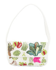 Beaded Tropical Shoulder Bag | TJ Maxx