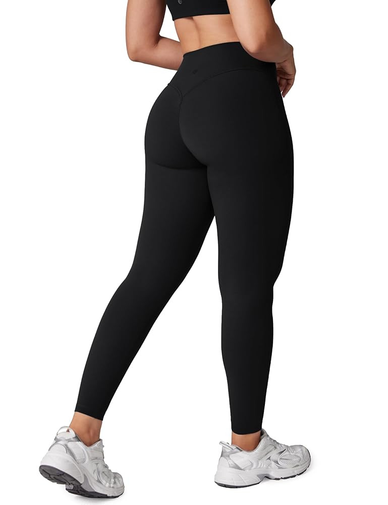 Hugcurve No Front Seam Hidden Scrunch Butt High Waisted Workout Leggings for Women Butt Lifting Y... | Amazon (US)