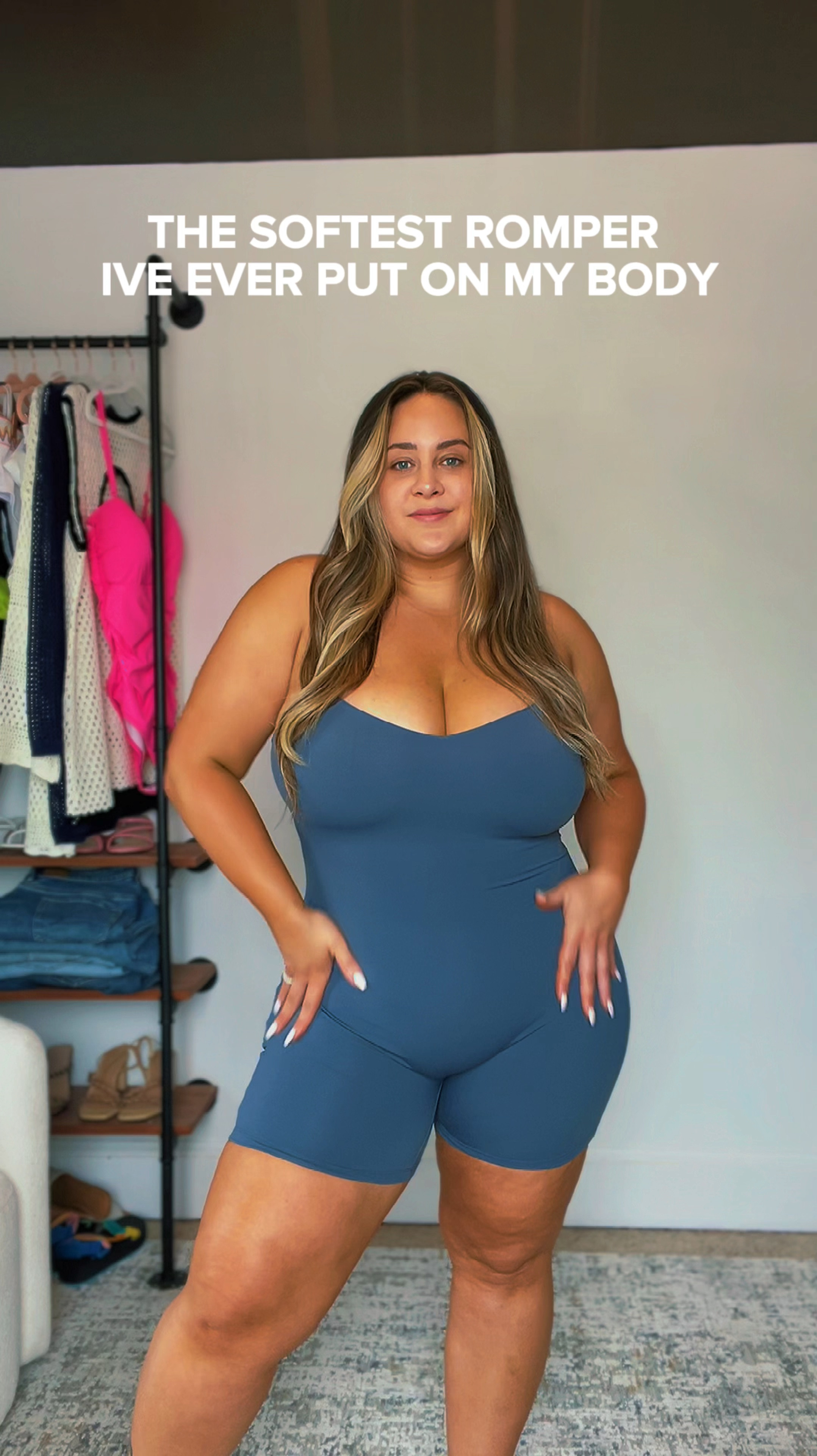 Size 14 wearing an XL 

Soft with a breathable low support shelf bra 

#size14 #size16 #ltkcurves #summeroutfits #casualoutfits #affordablefashion #loungewear 

#LTKfindsunder50 #LTKstyletip #LTKmidsize