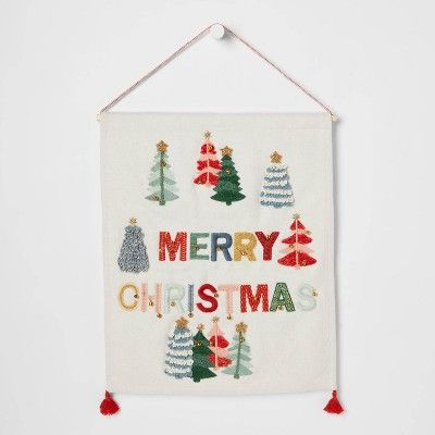 20" x 16" Merry Christmas Wall Hanging Advent Calendars - Opalhouse™ | Target