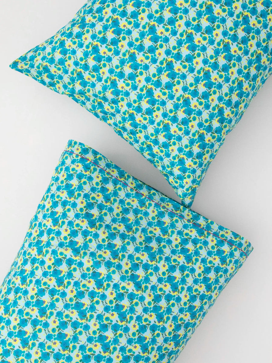 Mix & Match Soft Cotton Pillow Case - Turquoise Lucy | Natural Life
