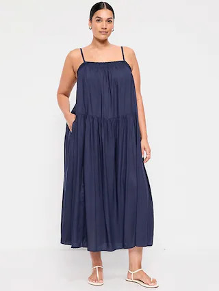 Airy Smocked Maxi Dress | Old Navy (CA)