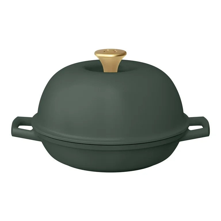 Beautiful Enameled Cast Iron Bread Oven, 10 inch, Round, Thyme Green by Drew Barrymore | Walmart (US)