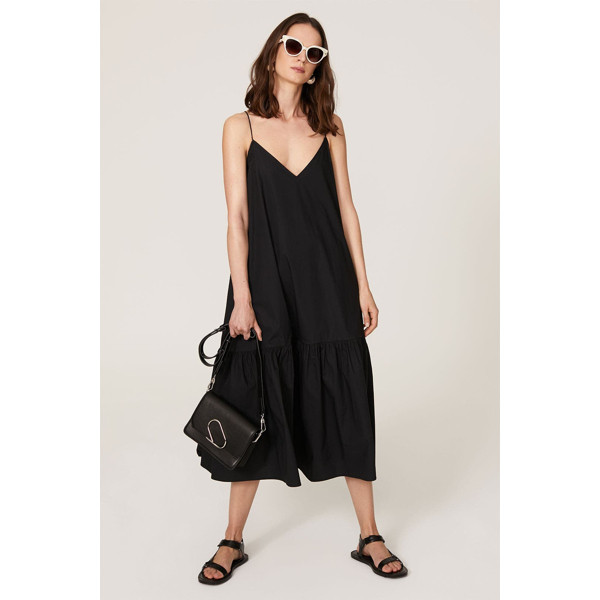 Anine Bing Averie Dress black | Rent the Runway