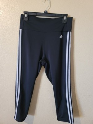 Adidas Climalite Women's Capri Leggings Size M Black Aeroready Athletic | eBay US