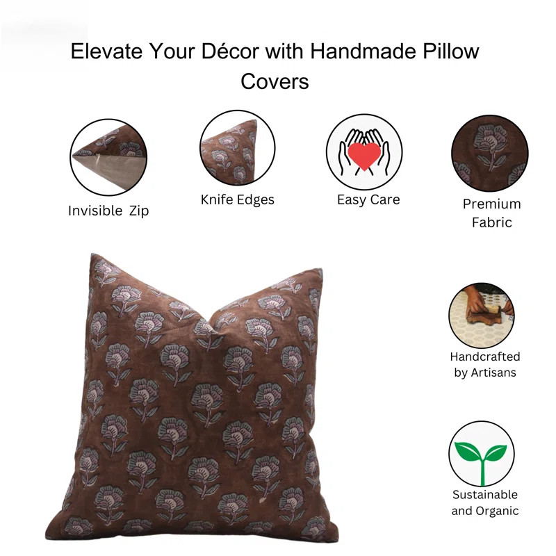 Linen Indoor/Outdoor Pillow Cover | Wayfair North America