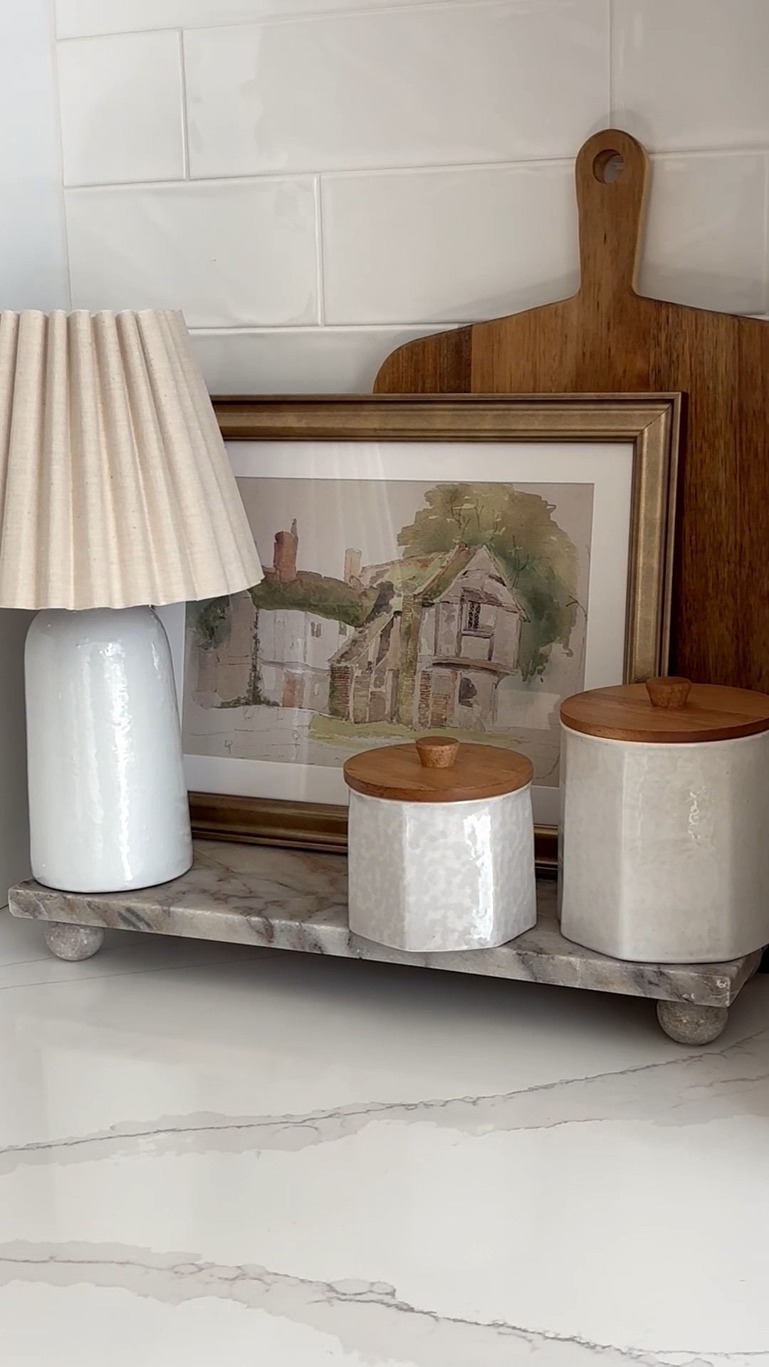 Love this little set up in the kitchen! From targets new home arrivals 🤍

#LTKHome #LTKFindsUnder50