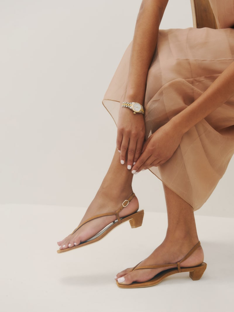 Alana Heeled Sandal | Reformation (Global)