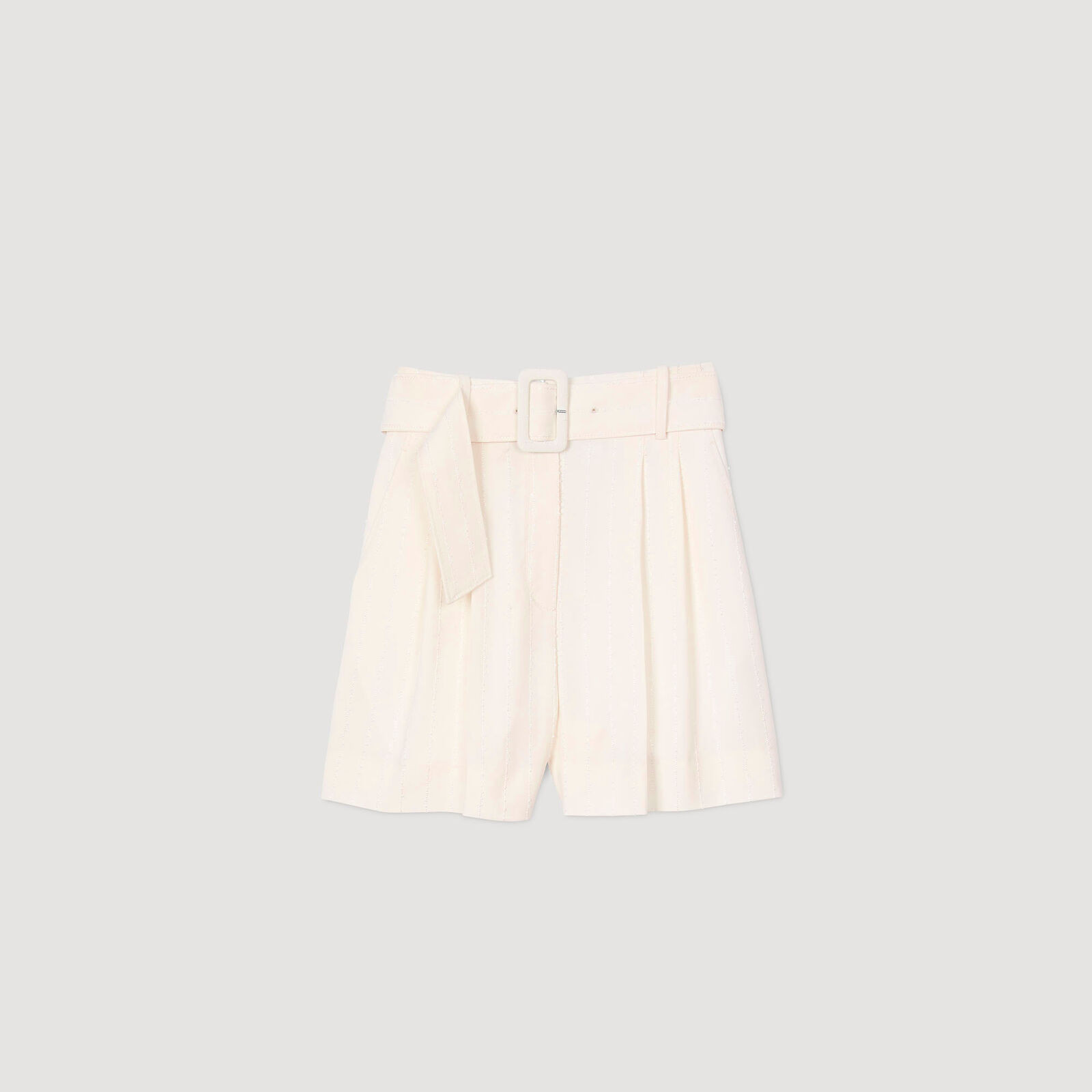 Sequin high-waisted shorts | Sandro US | Sandro-Paris US