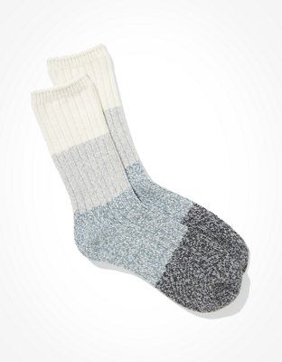 AE Color-Block Crew Sock | American Eagle Outfitters (US & CA)